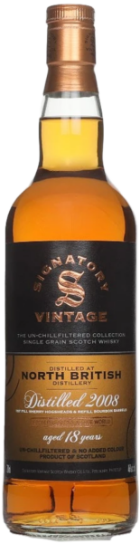 Signatory Vintage North British 2008 Aged 18 Years spirit image