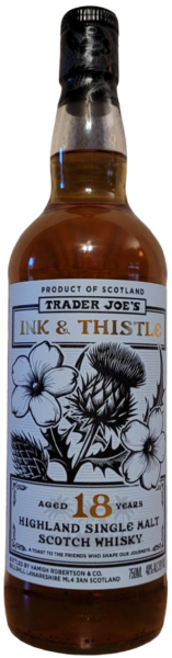 Trader Joe’s Ink & Thistle Highland Single Malt Scotch 18 Years spirit image