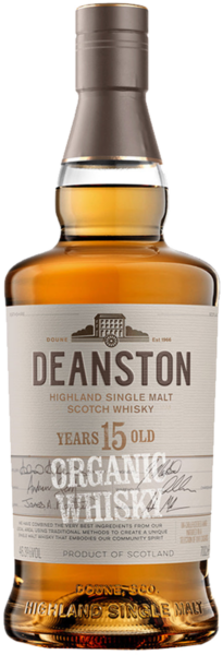 Deanston Highland Single Malt 15 Years Organic spirit image