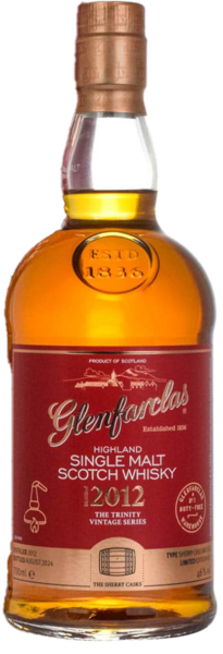 Glenfarclas Highland Single Malt Scotch 2012 The Trinity Vintage Series spirit image