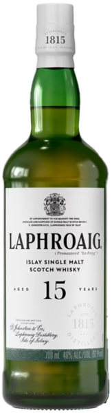 Laphroaig Islay Single Malt Scotch 15 Year spirit image
