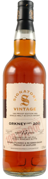 Signatory Vintage Orkney (HP) 2011 spirit image