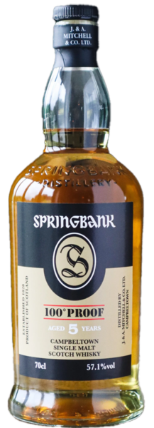 Springbank Campbeltown Single Malt Scotch 100 Proof 5 Years spirit image