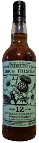 Trader Joe’s Ink & Thistle Highland Single Malt Scotch 12 Years spirit image