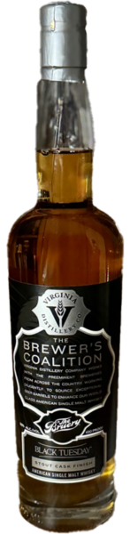 Virginia Distillery Brewer’s Coalition: The Bruery Black Tuesday Stout Cask Finished American Single Malt spirit image