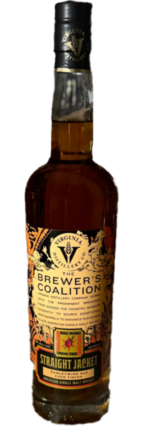 Virginia Distillery Brewer’s Coalition: Revolution Brewing Straight Jacket Barleywine Ale Cask Finish American Single Malt spirit image