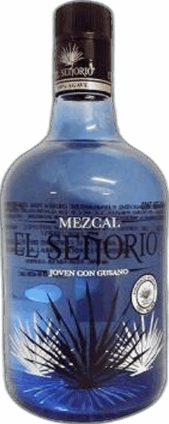 El Señorio Mezcal Joven Con Gusano spirit image