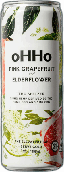 oHHo Pink Grapefruit and Elderflower Seltzer spirit image