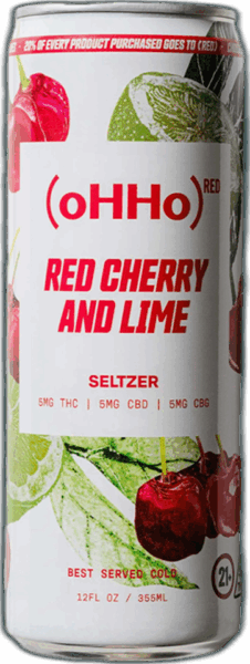 oHHo Red Cherry and Lime Seltzer spirit image