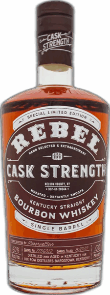 Rebel Cask Strength Single Barrel Bourbon Bayouside Liquor Select spirit image