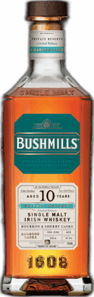 Bushmills Private Reserve 10 Year Old Amarone Cask Finish spirit image