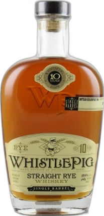 WhistlePig 10 Year Single Barrel Barrel Proof Rye Multnomah Whiskey Library Selection spirit image