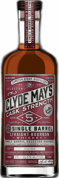 Clyde May’s Cask Strength Bourbon 5 Years spirit image