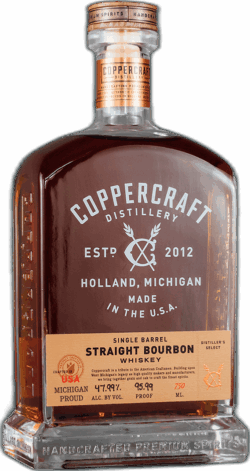Coppercraft Distillery Single Barrel Bourbon spirit image