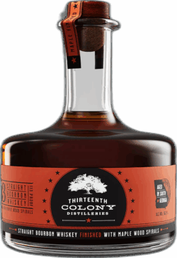 Thirteenth Colony Bourbon Finished With Maple Wood Spirals spirit image