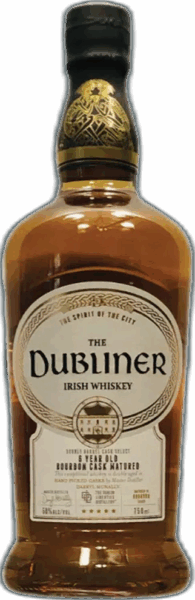 The Dubliner 6 Year Old Bourbon Cask Matured Irish Whiskey spirit image