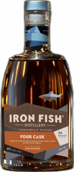 Iron Fish Distillery Barrel Strength Four Cask spirit image