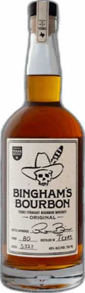 Bingham’s Bourbon Texas Straight Bourbon Whiskey Original spirit image