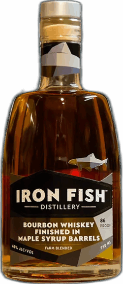 Iron Fish Distillery Bourbon Finished in Maple Syrup Barrels spirit image