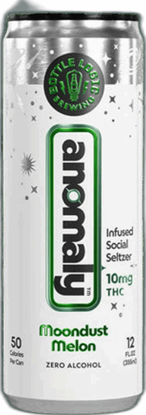 Anomaly Moondust Melon Zero Alcohol 10mg THC spirit image