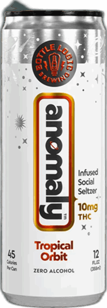 Anomaly Tropical Orbit Zero Alcohol 10mg THC spirit image