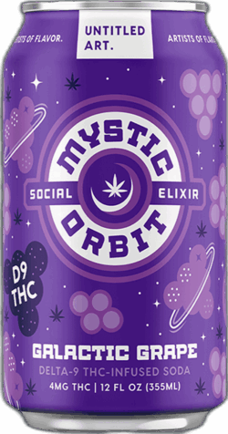 Mystic Orbit Galactic Grape 4mg THC spirit image