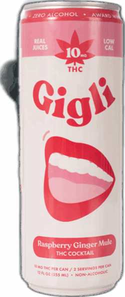 Gigli Raspberry Ginger Mule THC Cocktail spirit image