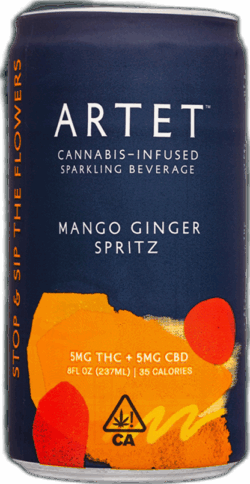 Artet Mango Ginger Spritz 5mg THC spirit image