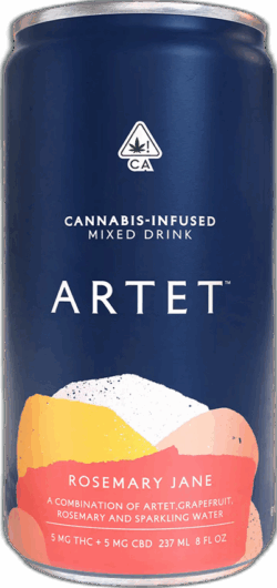 Artet Grapefruit Rosemary Spritz 5mg THC spirit image