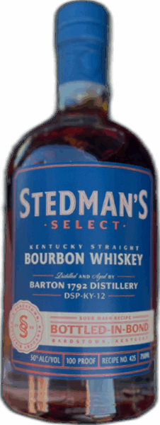 Stedman’s Select Bottled in Bond Bourbon spirit image