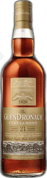 GlenDronach Parliament Aged 21 Years Highland Single Malt Scotch spirit image
