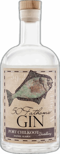 Port Chilkoot Distillery 50 Fathoms Gin spirit image
