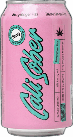 Cali Sober Berry Fizz 5mg THC spirit image