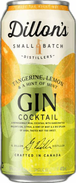 Dillon’s Gin Cocktail Tangerine, Lemon & a Hint of Mint spirit image