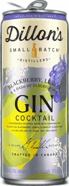 Dillon’s Gin Cocktail Blackberry, Lemon & a Dash of Elderflower spirit image