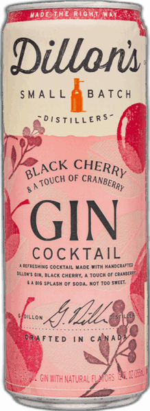 Dillon’s Gin Cocktail Black Cherry & a Touch of Cranberry spirit image