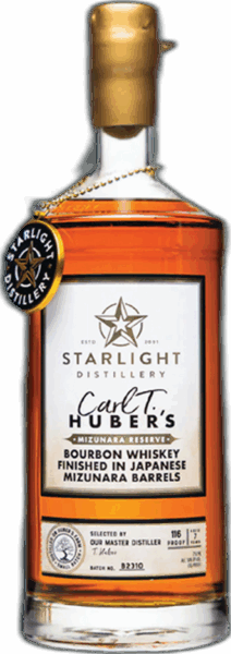Starlight Distillery Carl T. Huber’s Mizunara Reserve Bourbon spirit image