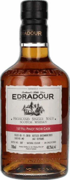 Edradour Highland Single Malt Scotch 1st Fill Pinot Noir Cask spirit image