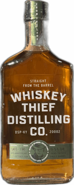 Whiskey Thief Distilling Co. Single Barrel Rye spirit image
