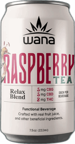 Wana Raspberry Tea Functional Sparkling Beverage spirit image