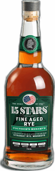 15 STARS Founders Reserve Fine Aged Rye spirit image