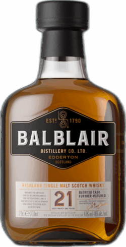 Balblair 21 Years Single Malt Scotch spirit image