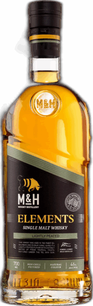 M&H Distillery Elements Lightly Peated Whiskey spirit image
