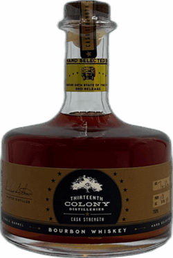 Thirteenth Colony Cask Strength Bourbon Whiskey spirit image