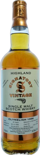 Clynelish 20yr Signatory Vintage 1996 Refill Sherry Butt #8789 spirit image