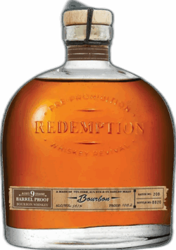 Redemption 9 Year Old Barrel Proof Bourbon spirit image