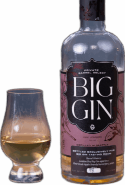 Big Gin Private Barrel Clear Creek Apple Brandy Finished London Dry spirit image