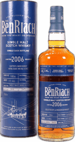 Benriach 11yr Single Cask 2006 Sweet Wine Hogshead La Maison Du Whiskey Selection spirit image