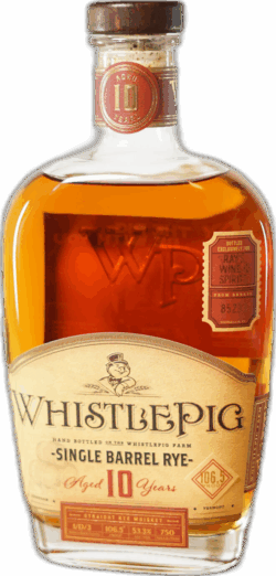WhistlePig 10yr Single Barrel Rye Red Stone MGP spirit image