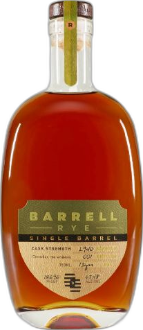 Barrell Rye Single Barrel 13 Year Old Batch L940 spirit image